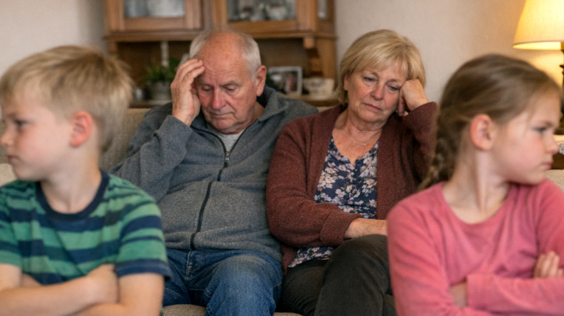 Die Großeltern berichten, dass ihre Enkelkinder zunehmend impulsives, rebellisches und oppositionelles Verhalten zeigen. Die Kinder weigern sich, einfache Anweisungen zu befolgen, reagieren mit Wutausbrüchen auf jede Form von Grenzziehung und widersprechen systematisch den Regeln der Großeltern. Die Großeltern fühlen sich überfordert und wissen nicht, wie sie angemessen auf dieses Verhalten reagieren sollen, ohne die Beziehung zu den Enkeln zu beschädigen."