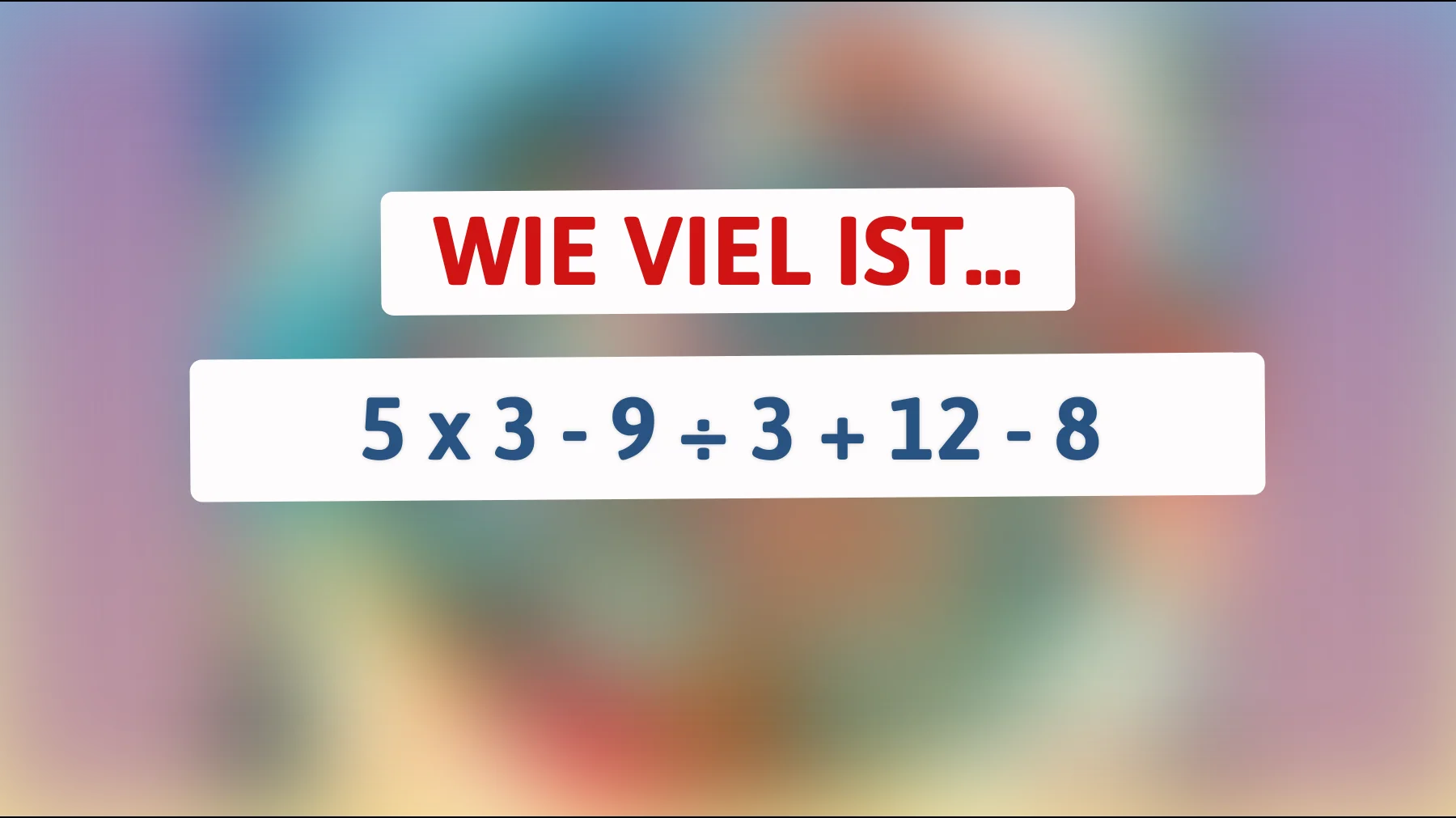 Kannst du diese mathematische Herausforderung lösen, die nur ein Genie knacken kann?"
