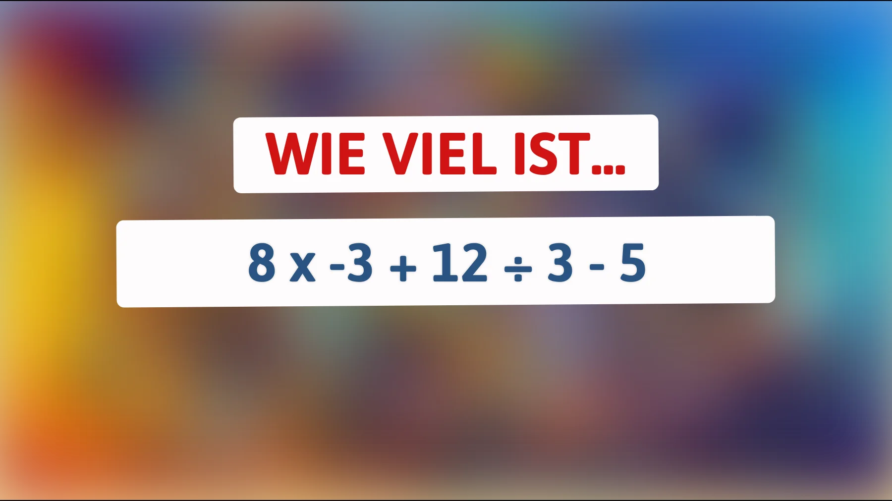 Nur die klügsten Köpfe können dieses mathematische Rätsel lösen! Packst du die Herausforderung und findest die richtige Lösung?"