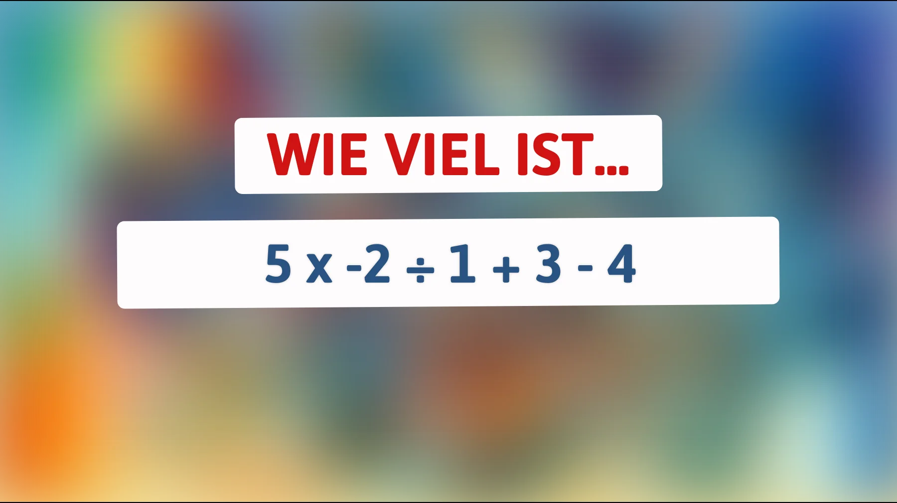 Nur ein Genie kann dieses mathematische Rätsel lösen: Kannst du die richtige Antwort finden?"