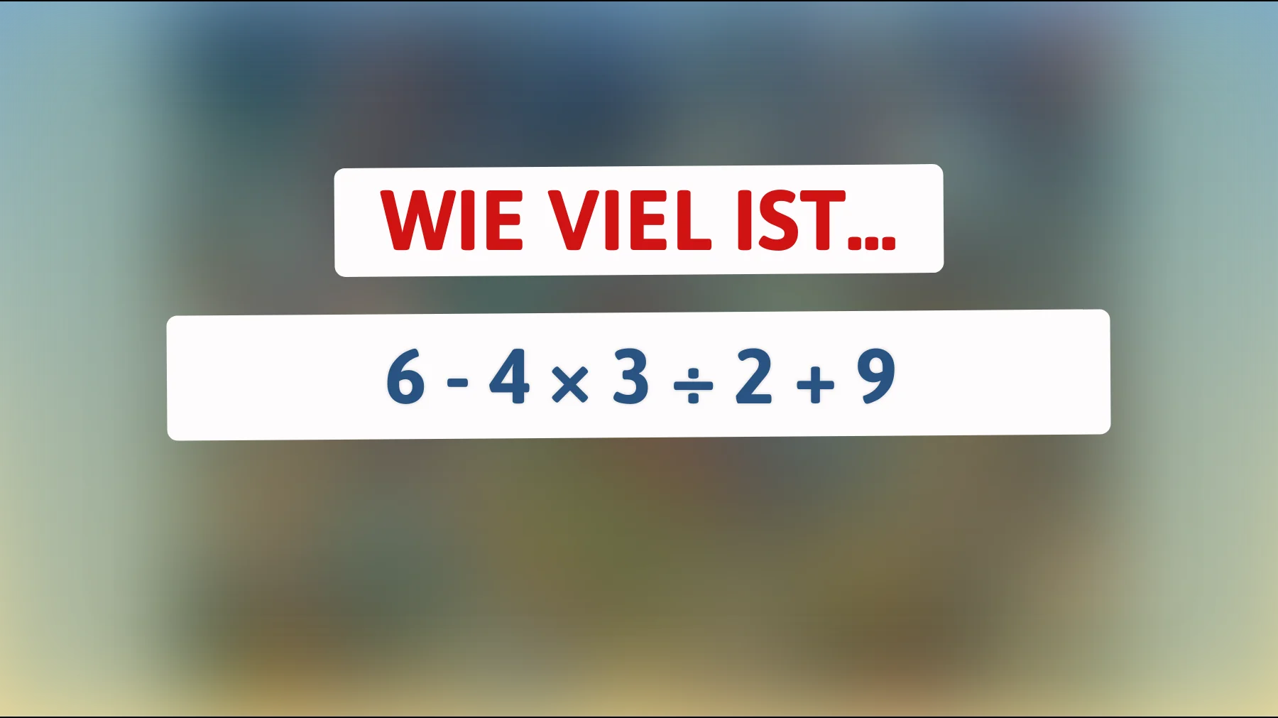 Nur wahre Genies können dieses knackige Mathe-Rätsel in Sekunden lösen – bist du schlau genug?"