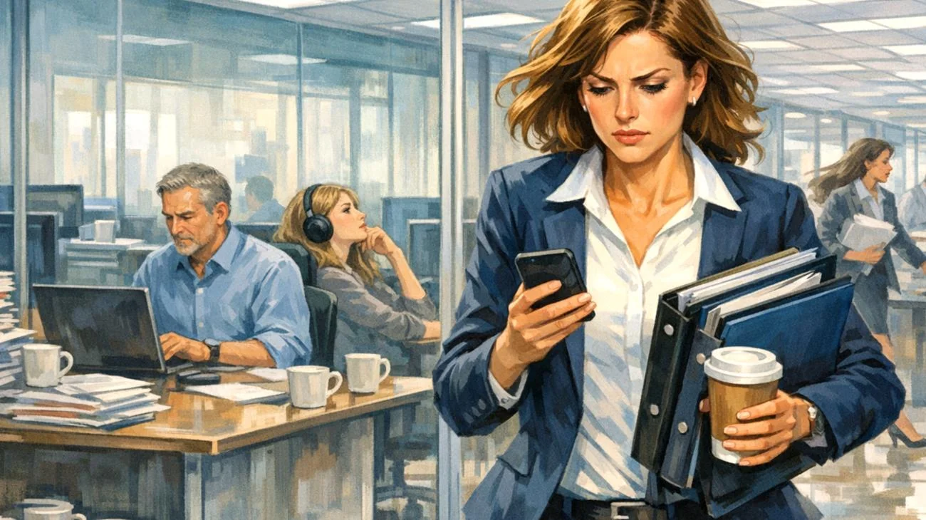 Warum Menschen, die im Büro ständig beschäftigt wirken, oft weniger erreichen, laut Psychologie2026-03-11T11:53:34.535Z"